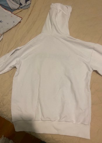 Moncler Moncler Beyaz Kapüşonlu Sweatshirt