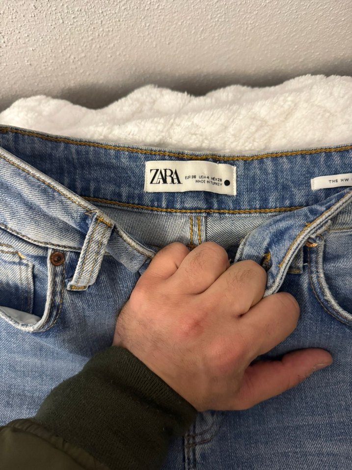 Geniş Kesim Kadın Denim Pantolon - Görsel 3