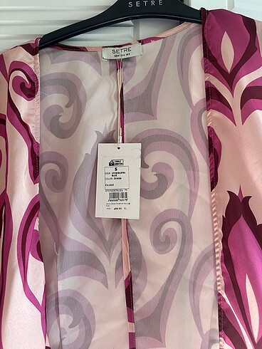 Setre orkide crop gömlek - Görsel 3