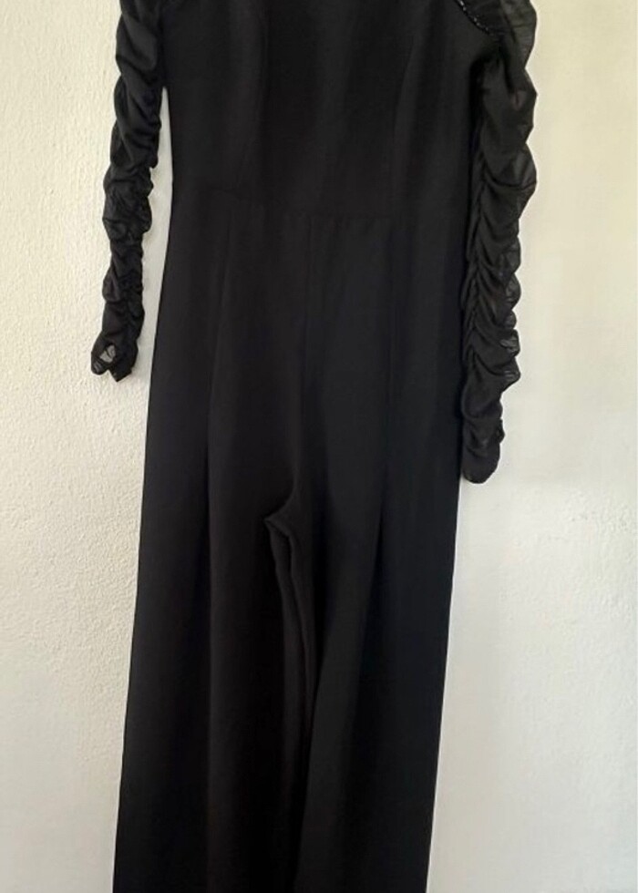 Setre Siyah Tulum - Görsel 3