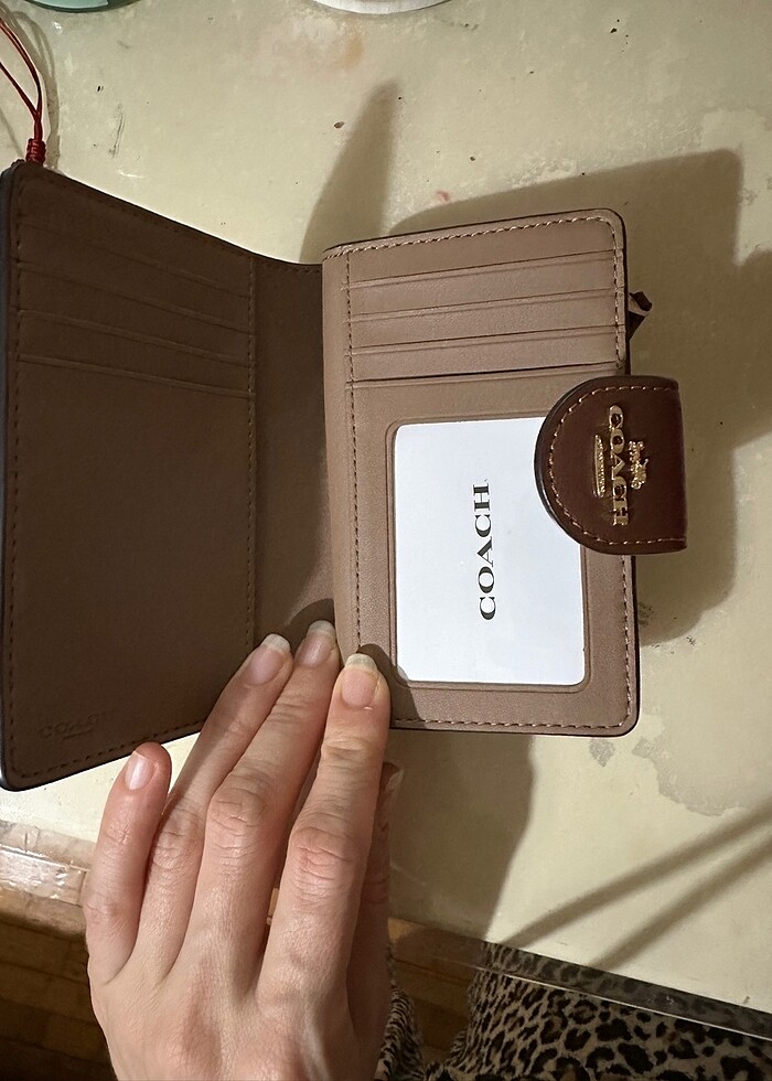 Coach Medium Corner Zip Deri Cüzdan - Görsel 2