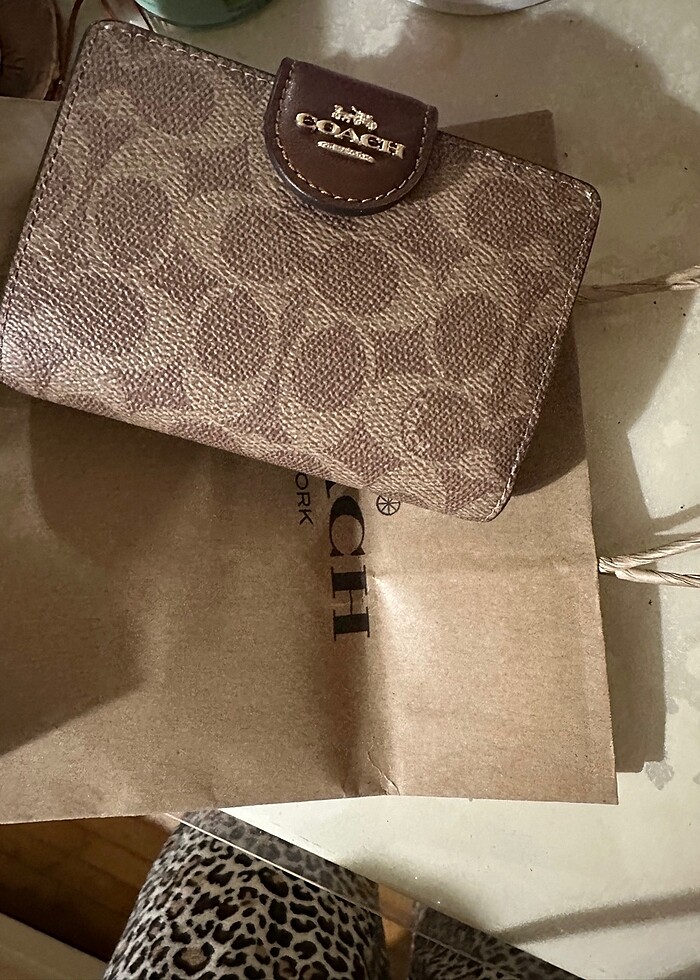 Coach Medium Corner Zip Deri Cüzdan - Görsel 3