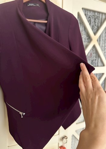 Mürdüm Kadın Ofis Blazeri Normal Boy - Görsel 2