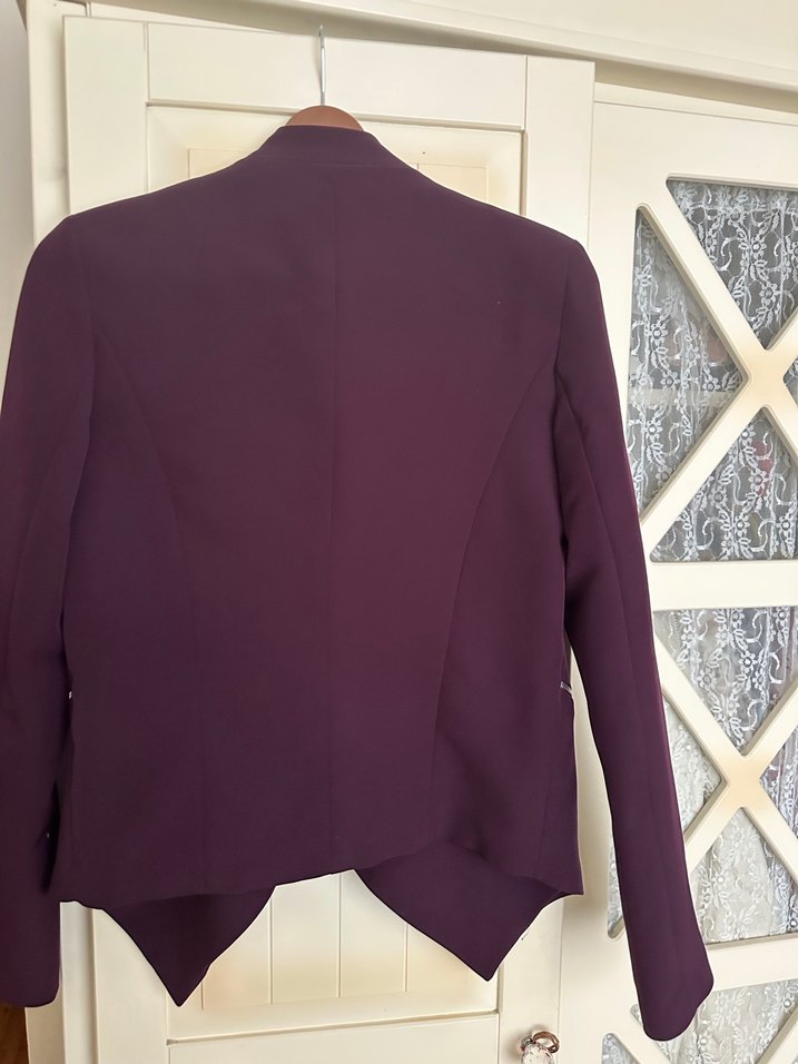 Mürdüm Kadın Ofis Blazeri Normal Boy - Görsel 4