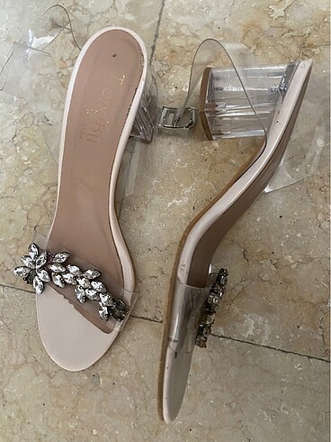 Sefaf topuklu ayakabı - Görsel 6