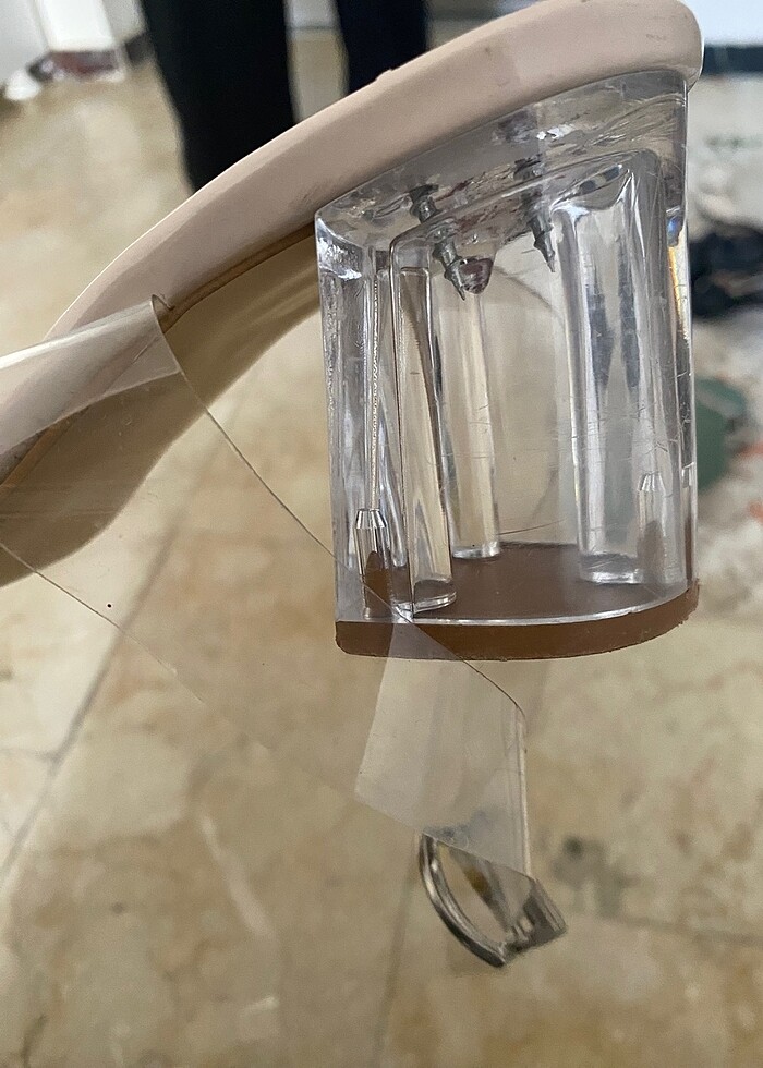 Sefaf topuklu ayakabı - Görsel 3