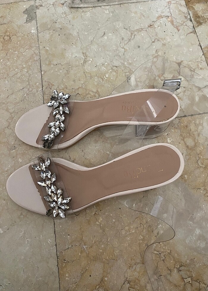 Sefaf topuklu ayakabı - Görsel 4