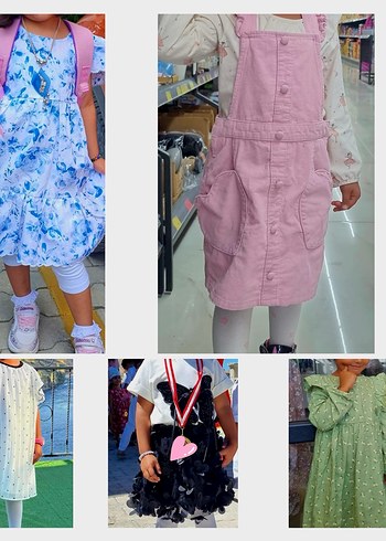 Pembe Dantel Detaylı Nakışlı Kolsuz Kız Elbisesi - Görsel 2