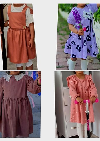 Pembe Dantel Detaylı Nakışlı Kolsuz Kız Elbisesi - Görsel 3