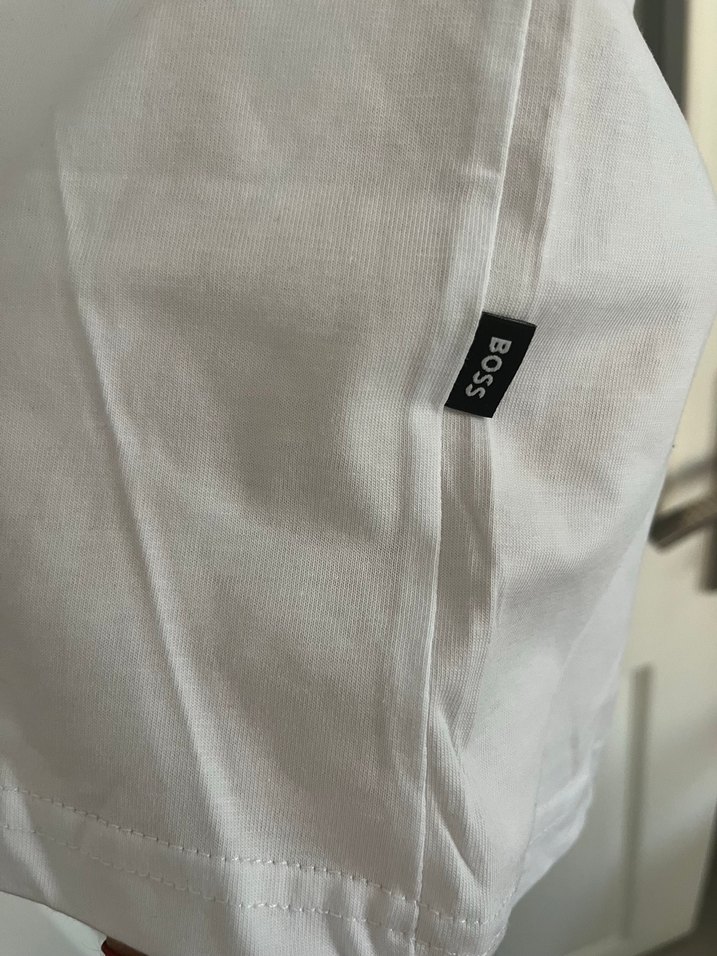 Hugo Boss Beyaz Baskılı T-shirt - Görsel 3