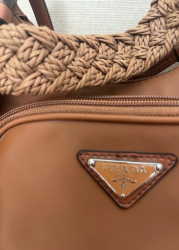Taba rengi Prada Kadın Çanta - Görsel 4