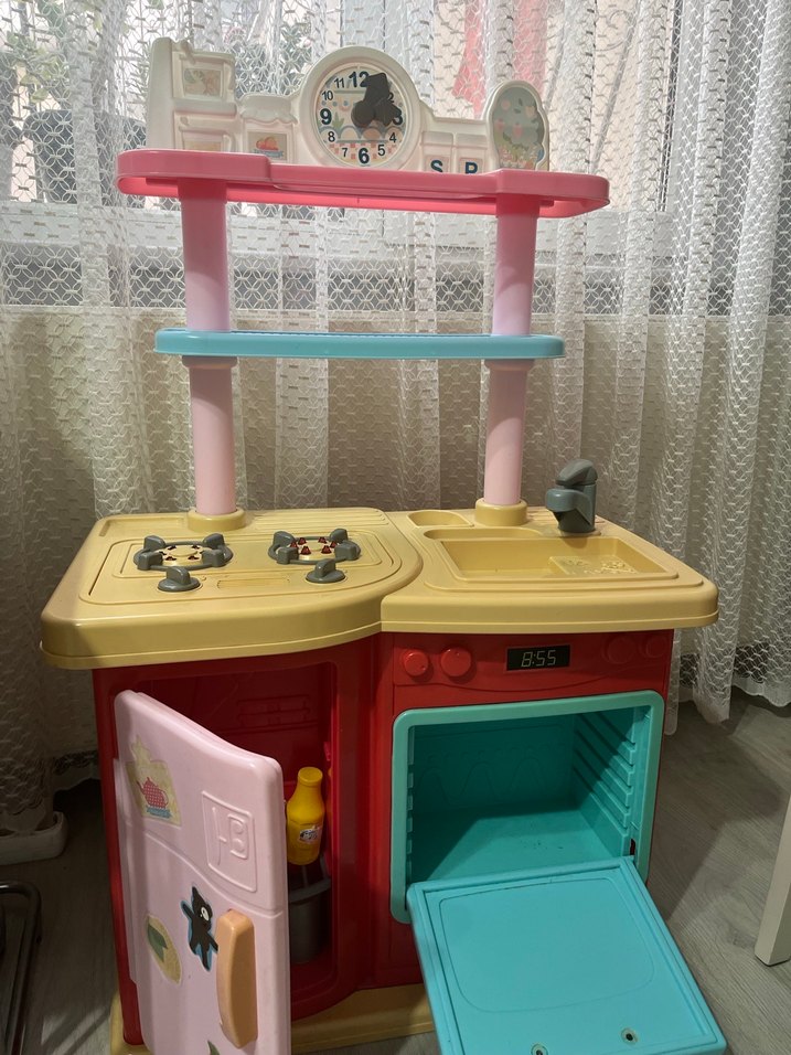 Renkli Çocuk Oyun Mutfak Seti - Görsel 2