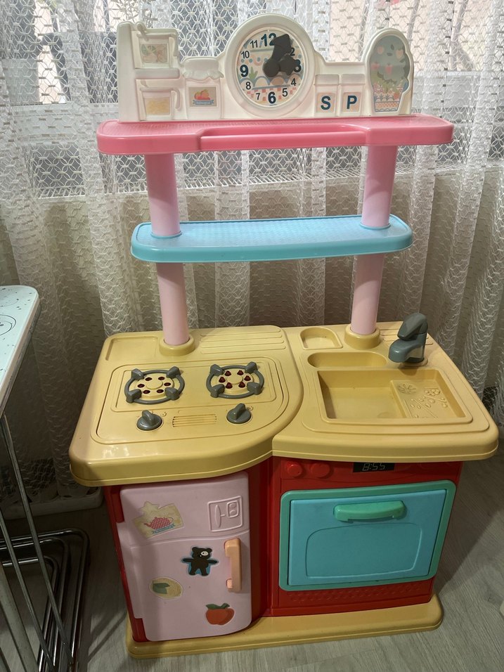 Renkli Çocuk Oyun Mutfak Seti - Görsel 3