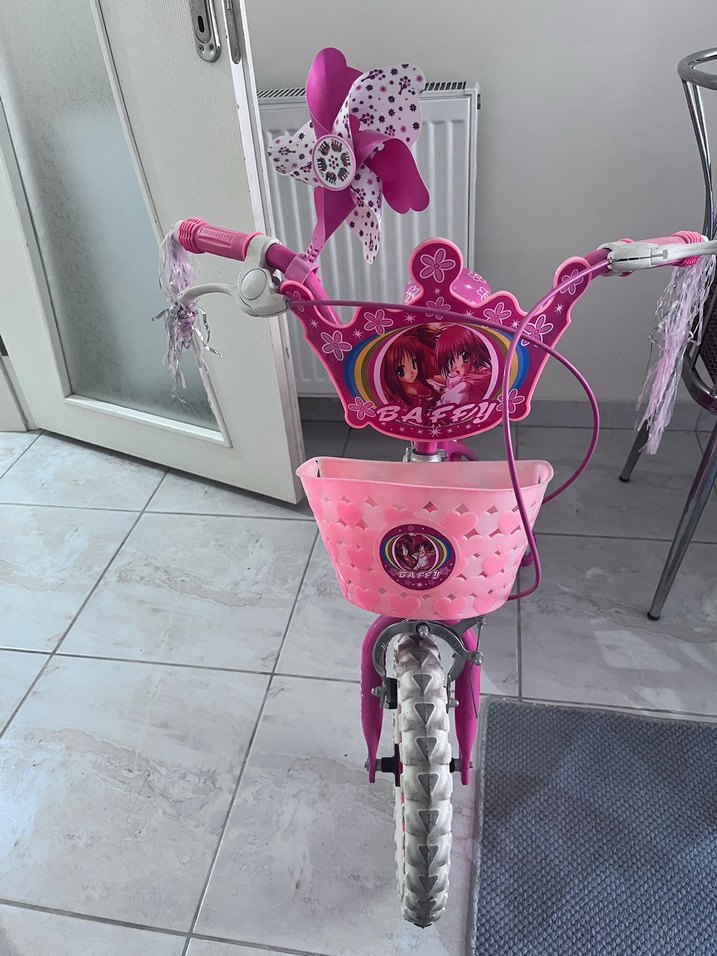 Pembe Çocuk Üç Tekerlekli Bisiklet - Görsel 2