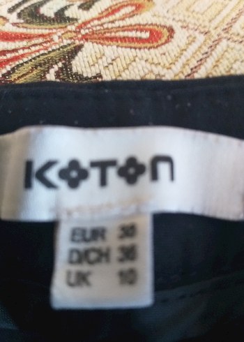 Koton Kadın Lacivert Fermuarlı Kumaş Pantolon