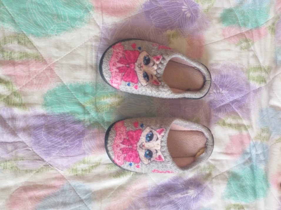 Nakışlı Pembe Kız Çocuk Ev Terliği - Görsel 4