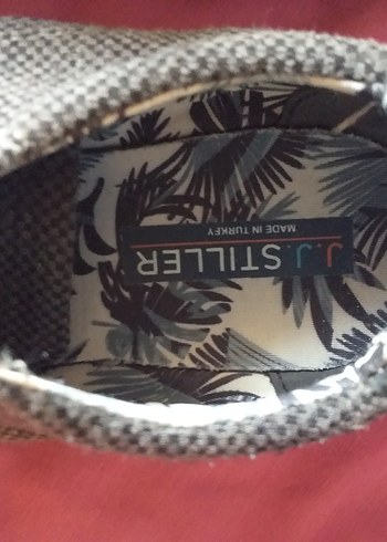 Gri Erkek Günlük Ayakkabı Bağcıkları - Görsel 5