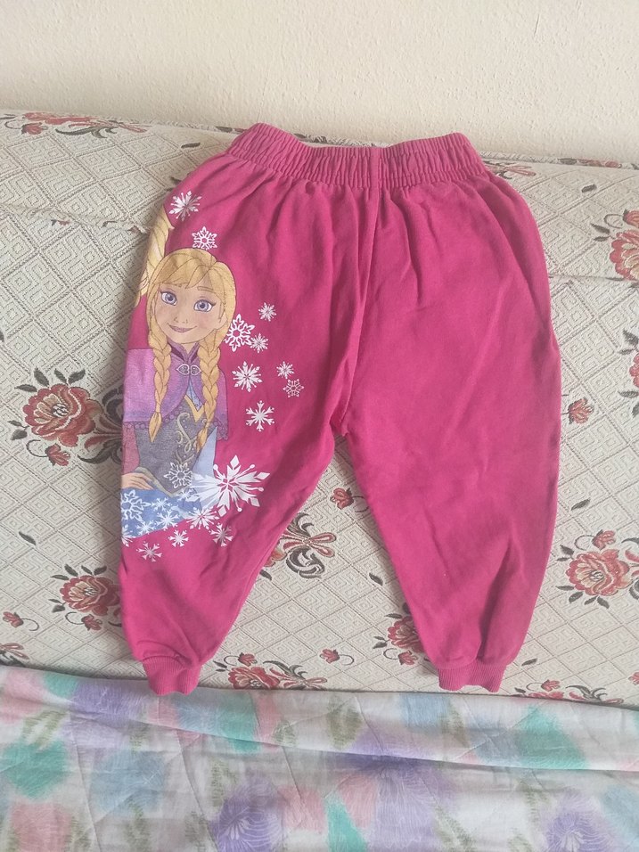 Kız Çocuk Renkli Baskılı Rahat Tayt - Görsel 2