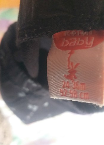 Kız Çocuk Siyah Desenli Rahat Tayt - Görsel 3