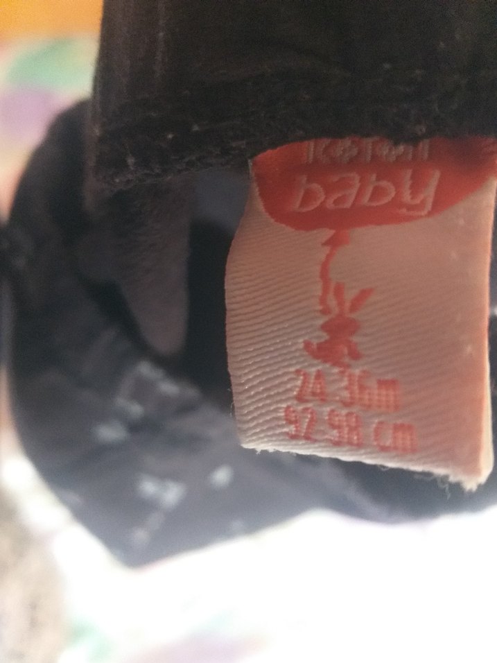 Kız Çocuk Siyah Desenli Rahat Tayt - Görsel 3