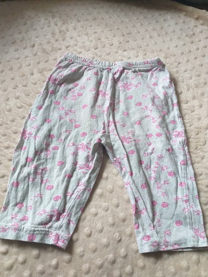 Kız Çocuk Gri Pamuklu Dantel Detaylı Tayt - Görsel 2