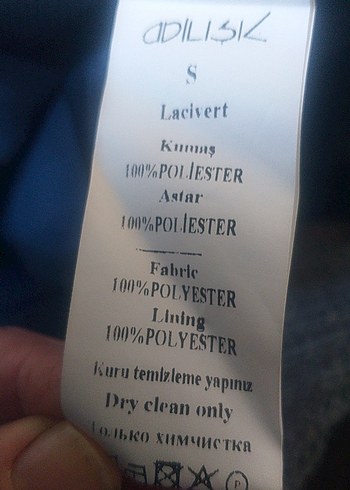 Lacivert Kadın Düğmeli Midi Blazer Ceket - Görsel 10