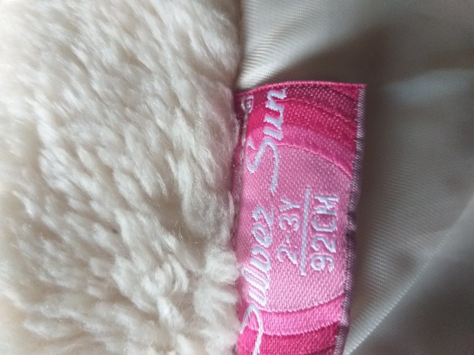 Kız Çocuk Bej Kürklü Yelek - Görsel 3