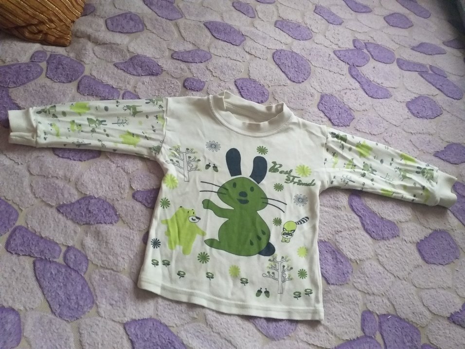 Yeşil Baskılı Çocuk Pijama Takımı - Görsel 5