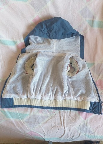 Erkek Çocuk Nakışlı Mavi Ceket - Görsel 3