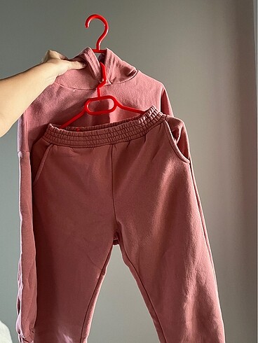 Diğer 3İplik Pembe Eşofman Takımı