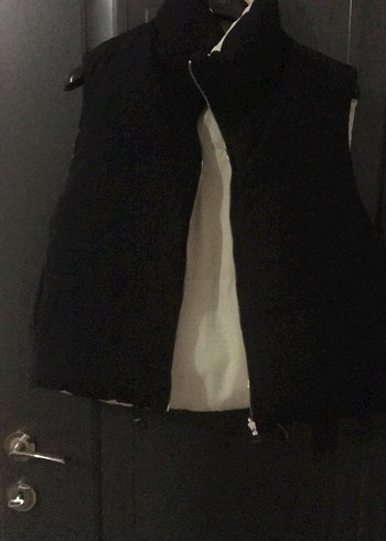 Bershka kadın Beyaz siyah yelek - Görsel 2