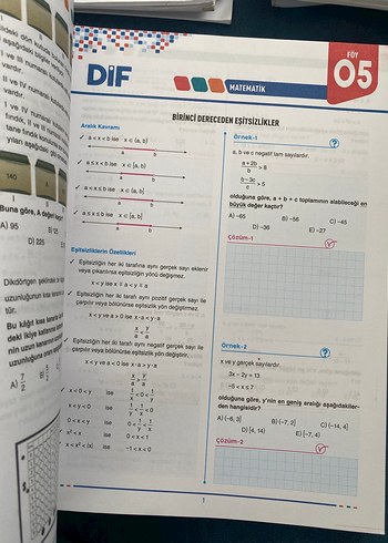 Beden TYT Matematik-B Ders İşleme Föyleri