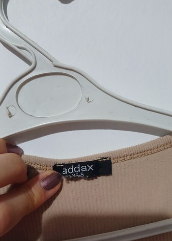 Addax Bej Kadın Kısa Crop Top