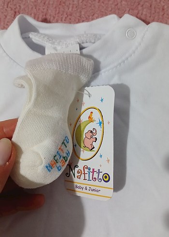 Beyaz Bebek Atlet - Görsel 2