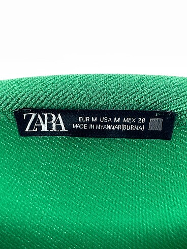 m Beden yeşil Renk Zara Kısa Elbise %70 İndirimli.