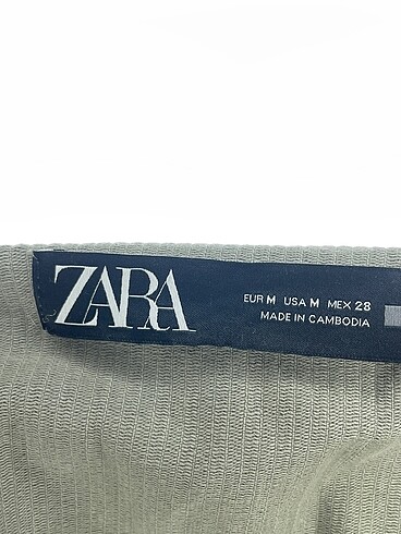 m Beden haki Renk Zara Gömlek %70 İndirimli.