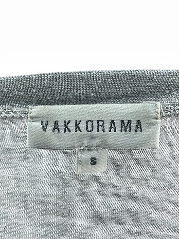 s Beden gri Renk Vakkorama T-shirt %70 İndirimli.