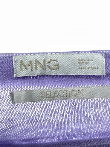 s Beden mor Renk Mango Kazak / Triko %70 İndirimli.