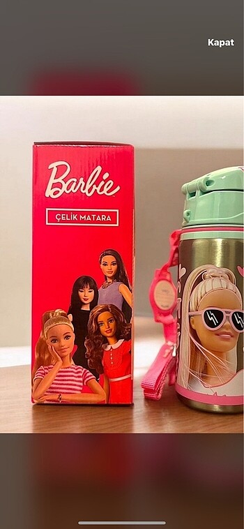 Barbie çelik suluk