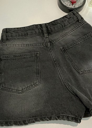 Milla Siyah Yüksek Bel City Boy Kot Şort - Görsel 2