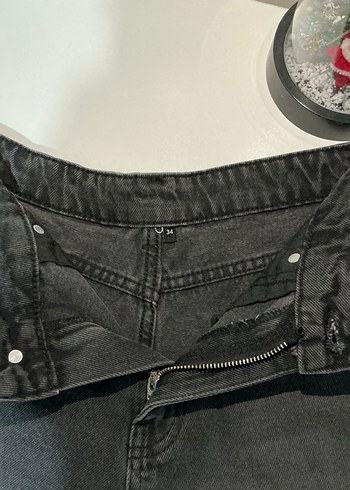 Milla Siyah Yüksek Bel City Boy Kot Şort - Görsel 3