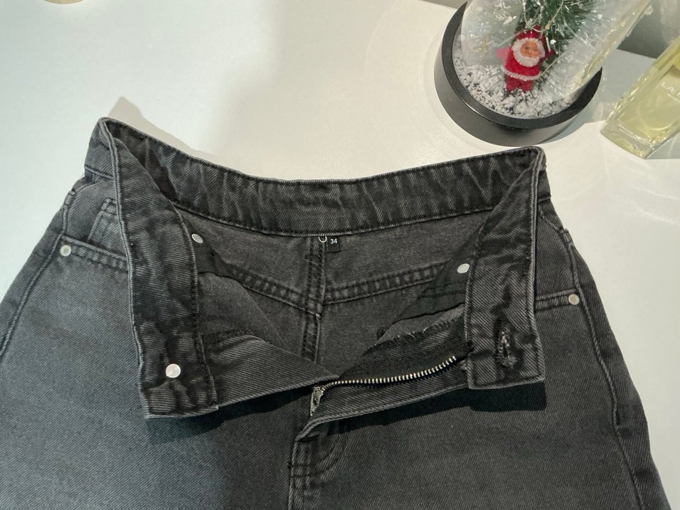 Milla Siyah Yüksek Bel City Boy Kot Şort - Görsel 3