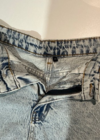 Milla Açık Mavi Yüksek Bel City Boy Kot Şort - Görsel 3