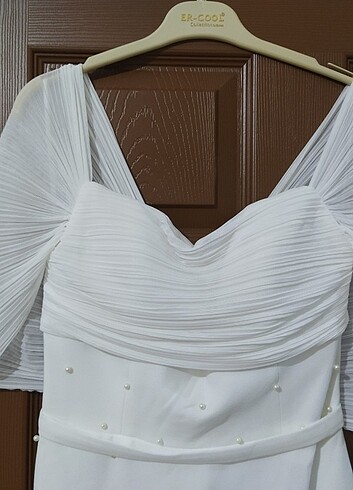 36 Beden beyaz Renk NSSPOSA GELİNLİK