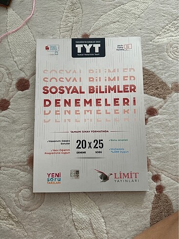 Limit yayınları tyt sosyal bilimler denemesi
