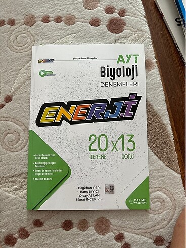 Palme yayınları enerji ayt biyoloji denemesi