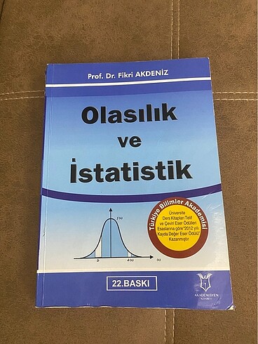 Olasılık ve İstatistik kitabı
