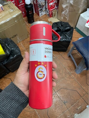 Diğer 500ml vakomlı termos 3 bardaklı