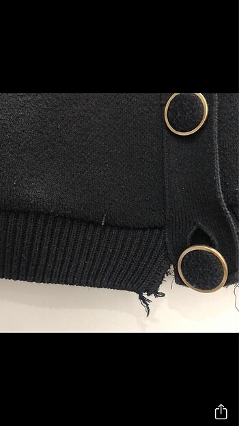 xs Beden siyah Renk Crop hırka