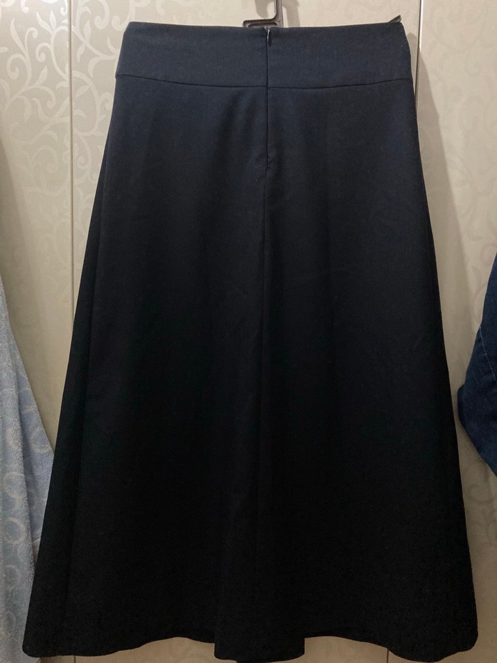 Armine Lacivert Uzun Etek - Görsel 4